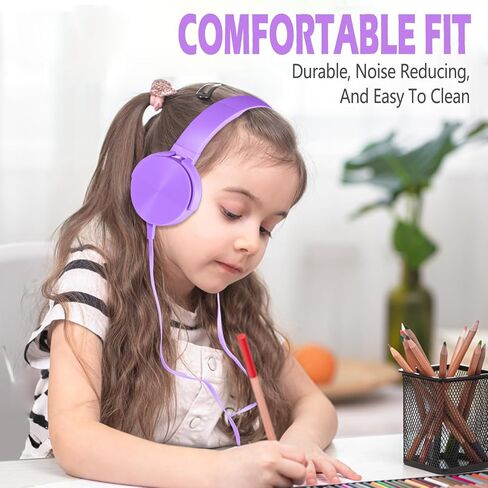 Wensdo Bulk Headphones for Classroom 24 Pack Multi Color Headsets,Wholesale Student Comfy Swivel Earphones for Library, School, Airplane, Kids for Online Learning and Travel, Noise Stereo Sound in Saudi Arabia