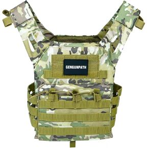 Tactical Vest for Outdoor Gear Comfor Vest with 600D Nylon Lightweight Vest Adjustable Breathable Weighted Vest
