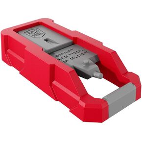 Real Avid Mag Plate Tool for Glock Magazine Maintenance I Perfect for Safely Installing, Changing & Cleaning Handgun Magazine Baseplates, Grey, Red