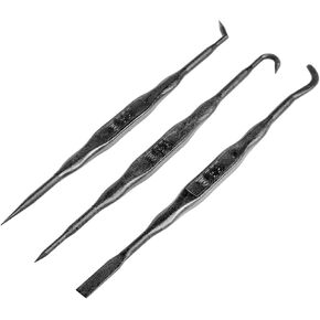 Breakthrough Clean Technologies® Double-Ended Fiber Reinforced Polymer Picks, 3-Pack w/Vinyl Pouch, Black