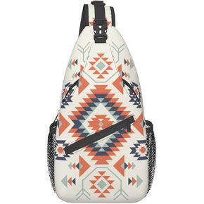 Vintage Elephant Sling Backpack Unisex Crossbody Chest Bag Shoulder Chest Bag For Women Men Hiking Travel