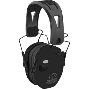 Walker's Razor Slim Quad Electronic Earmuffs with Ultra Low Profile Ear Cups, Rubberized Coating and Bluetooth Technology