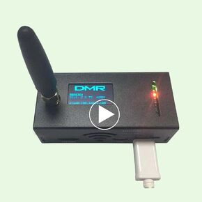 2024 Upgraded MMDVM Hotspot Spot Assembled Radio Station OLED Antenna WiFi Digital Voice Modem P25 DMR YSF Raspbery P Zerow