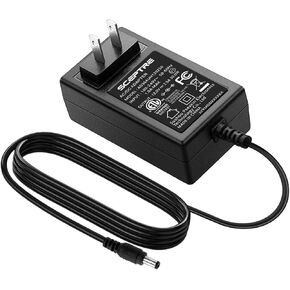 Kado Power Adapter 12V-2.5A AC/DC Power Cord Genuine Parts Made for Sceptre Monitor C248W-FW100T C248W-1920RN E205W-16003R E225W-19203R E225W-FPT E248W-19203R E248W-FW100T E248W-FPT Series