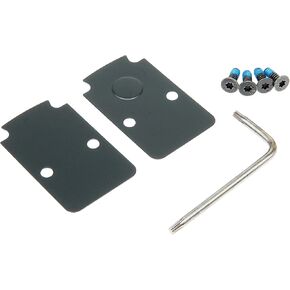DPP Titanium Mounting Kit/Anti Flicker Sealing Plate Kit Compatible with Trijicon RMR/SRO Glock MOS and Springfield OSP Models