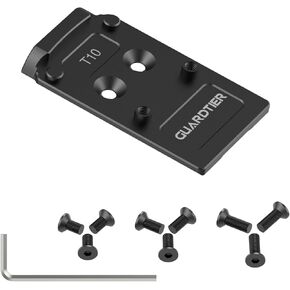 T10 Red Dot Mounting Adapter Plate Compatible with RMR/SRO Sights and Glock G17 G19 MOS Models Holosun 407/507C/508T
