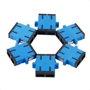 Cable Matters 6-Pack, SC to SC UPC Duplex OS2 Single Mode Fiber Optic Adapter, OS2 SC Fiber Coupler