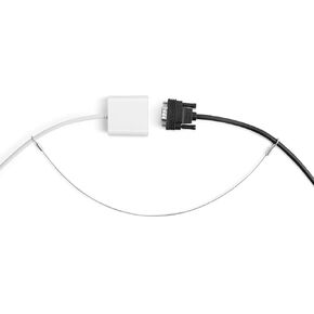Adapter Kit, 10ft Stainless Steel Tether Lock for Computer Adapters/Dongles/HDMI/VGA/DP/Mac, Easy Installation, Premium Quality