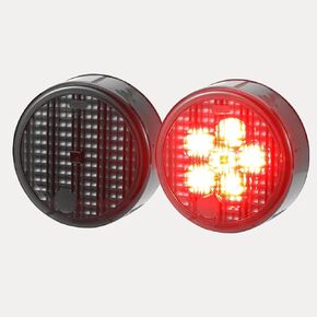 مصابيح خلفية LED A & UTV PRO لـ Kawasaki Teryx Teryx 4 2012-2016، ملحقات مصابيح إيقاف الفرامل الخلفية، مدخن، قطعتان