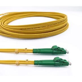 2m / 6.56ft Fiber Optic Cable SC/UPC to LC/UPC OS2 Singlemode Duplex 9/125um LSZH, Yellow, 2 Meter