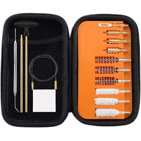 Raiseek Handgun Cleaning kit .357 Caliber Gun Cleaning Kit 9mm Pistol Cleaning Kit Bore Brush and Jag