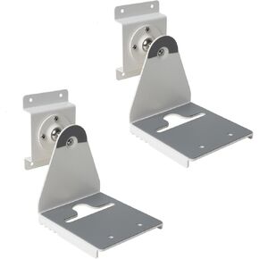 2 Pack Adjustable Swivel Metal Wall Mount Wall Bracket Compatible with Sonos Era 300 Speaker,Max 18Lbs Black