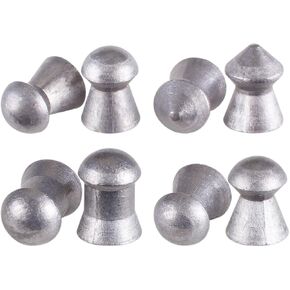 JSB Match Diabolo Test Sampler, 177 Cal, Round Nose & Pointed, 4 Pellet Types, 400ct
