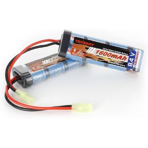 Tenergy 8.4V NiMH Flat Battery Pack w/Mini Tamiya Connector High Capacity 1600mAh Battery