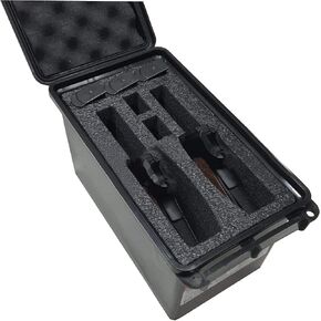 Case Club 24 Magazine Holder 50 Cal Ammo Can Foam to Fit MTM (Pre-Cut, Closed Cell, Military Grade Foam)(MTM .50cal)