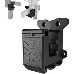 Upgraded Gun Wall Mount with Mag Holder, Double Pmag Quick Defense Mount Wall Rack Gun Accessories Wall Mount Vertical and Horizontal for Rifle Display