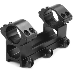 MIZUGIWA One Piece High Profile Scope Mount for Picatinny Weaver Rail 1" Dia