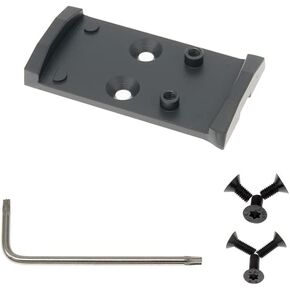 DPP Titanium Optic Mount/Adapter Plate Compatible with Walther PDP 1.0 Holosun 407K/507K/EPS Carry