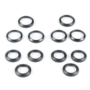TACFUN Steel Crush Washers 6 PCS for 1/2" x28 Thread + 6 PCS for 5/8" x24 Thread 12PCS Combo