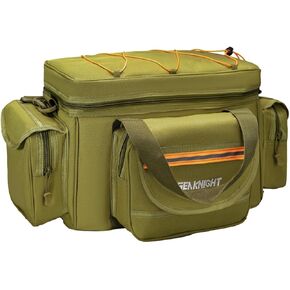 Seaknight Fishing Tackle Bags for Saltwater or Freshwater Fishing - Water Resistant Material -Padded Shoulder Strap-Fishing Gear Storage