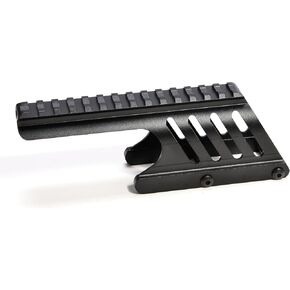 Hammers Shotgun Scope Saddle Mount for 12GA 870 Pump with Weight Reduction Lightening Skeleton Side Walls