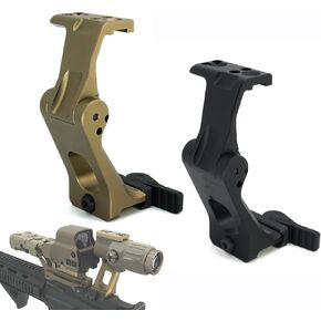 FTC Magnifier Mount with Fast QD Lever 2.26"/2.91" Optical Centerline Height, Flip-to-Center (FTC),Compatible G30,G23,G33,G43,G45, 3X, 6X Etc