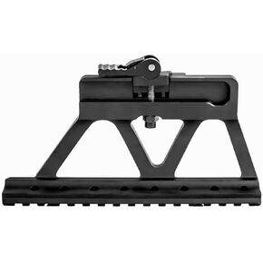 Black Rapid Aiming Mirror Bracket Mount, Suitable for Standard Model AK Picatinny and Weaver Rifle Sight