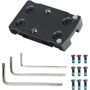 ohhunt Universal Rib Mount | Compact Dot Optic Steel Mount Plate Compatible with Trijicon RMR/SRO/Holosun 407C/507C/508T