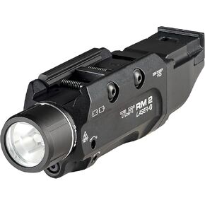 Streamlight 69454 TLR RM 2 G 1000-Lumen Rail-Mounted Tactical Weapon Light with Integrated Green Aiming Laser, and Key Kit, Black