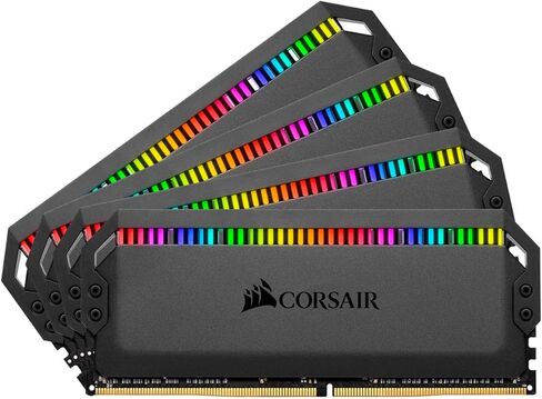 Corsair Dominator Platinum RGB 64GB (4x16GB) DDR4 3600 (PC4-28800) C16 1.35V AMD Optimized Memory – Black in Saudi Arabia