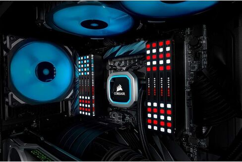 Corsair Dominator Platinum RGB 64GB (4x16GB) DDR4 3600 (PC4-28800) C16 1.35V AMD Optimized Memory – Black in Saudi Arabia