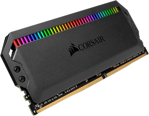 Corsair Dominator Platinum RGB 64GB (4x16GB) DDR4 3600 (PC4-28800) C16 1.35V AMD Optimized Memory – Black in Saudi Arabia