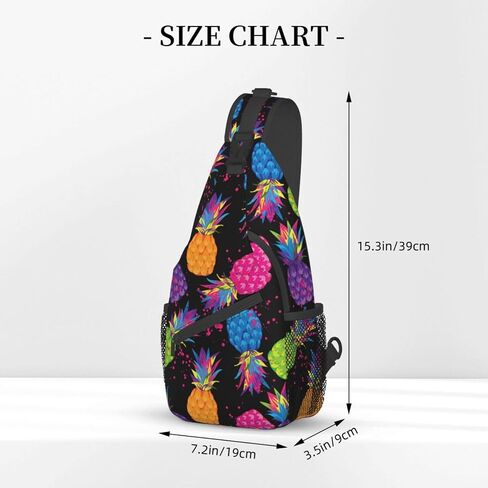 Sling Backpack Unisex Crossbody Chest Bag Shoulder Chest Bag For Women Men Hiking Travel in Kuwait