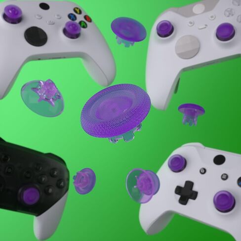 عصا تحكم eXtremeRate Edge قابلة للتبديل لوحدة تحكم Xbox Core، عصا تحكم تناظرية قابلة للتبديل واضحة لأجهزة Xbox One S/X، وحدة تحكم Xbox Elite V1، لجهاز تحكم Nintendo Switch Pro in Saudi Arabia