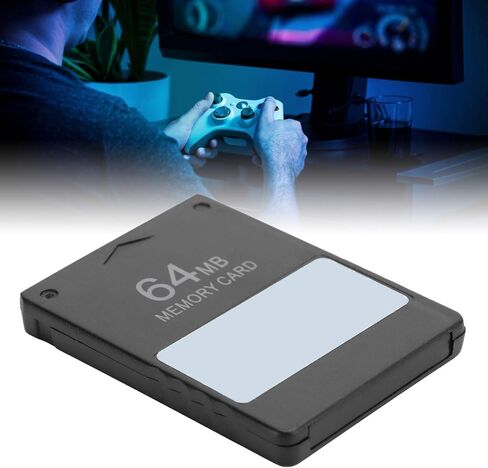 MCboot Game Memory Card Memory Card for PS2,Game FMCB V1.953 Memory Card MCboot Program Data Saver Card for PS2/ 2,PS2 Memory Card(64M) [Video Game] [Video Game] in Saudi Arabia