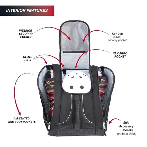 Athalon Everything Boot Bag, One Size, Powder Gray in Kuwait