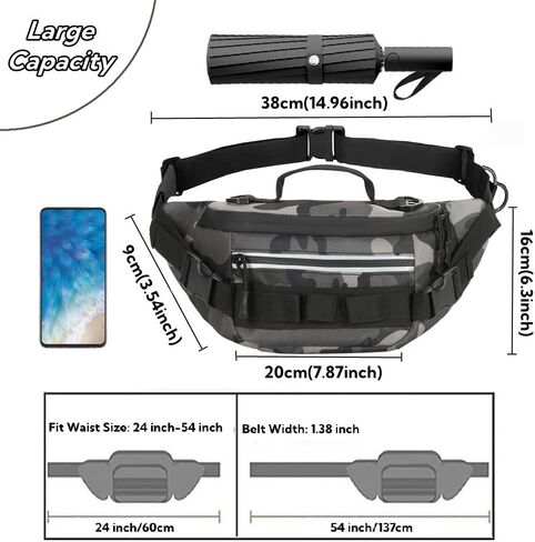Fishing Bag – Premium Fishing Tackle Bag with Waterproof Fanny Pack, Comprehensive Trout Fishing Gear Storage, Perfect Fly Rod and Small Tackle Bag for Men and Women in Saudi Arabia