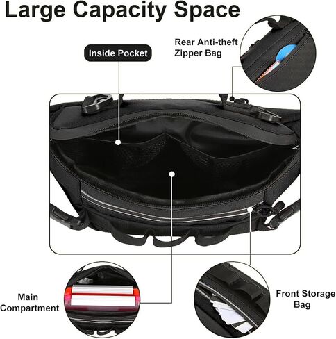 Fishing Bag – Premium Fishing Tackle Bag with Waterproof Fanny Pack, Comprehensive Trout Fishing Gear Storage, Perfect Fly Rod and Small Tackle Bag for Men and Women in Saudi Arabia