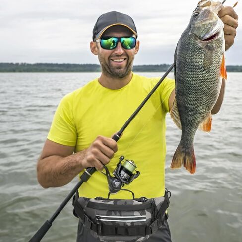 Fishing Bag – Premium Fishing Tackle Bag with Waterproof Fanny Pack, Comprehensive Trout Fishing Gear Storage, Perfect Fly Rod and Small Tackle Bag for Men and Women in Saudi Arabia