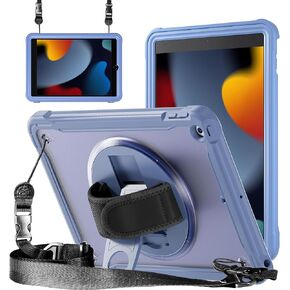 ZenRich Shockproof Case for iPad 9th/8th/7th Generation 10.2 inch, Black in Saudi Arabia