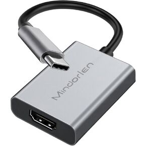 USB C to HDMI Adapter 4K, USB-C HDMI Cable Adapter for MacBook Pro, iPad Air, USBC to HDMI Adapter Converter for ChromeBook, Surface Book, Galaxy S20 S22 and More