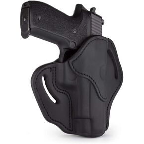 1791 GunLeather Holster, Right Hand OWB Leather Gun Holster Compatible with Sig Sauer P226, P220, P229, 1911 with Rails, HK VP9, Beretta 92FS