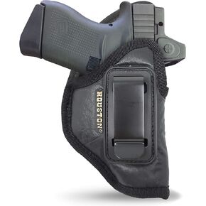 ECO Leather Optical Concealment Holster Inside The Waist with Metal Clip FIT Glock 42, SIG P365, KAHR PM 45, MAKAROV, KELTEC PF9 / P11