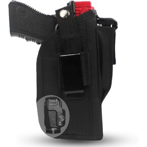 Universal Gun Holsters for Men Women,Pistol Holster for Glock 43x Holster,IWB/OWB 9mm Holsters,380 Gun Holster,Concealed Carry Holster Fit Glock19,27,42,M&P Shield,Left/Right Hand