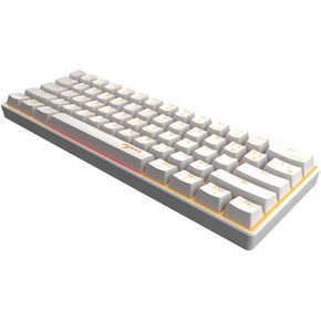 PXN K30 60% Mechanical Keyboard Wireless Mobile Gaming Keyboard Backlit Wired LED Mini Compact Keyboards Compatible with Android PC Laptop (White) in Kuwait