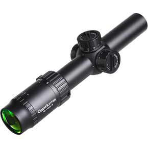 WestHunter Optics HD 1-6x24 IR LPVO Riflescope, 30 mm Red Green Illumination Tactical Precision 1/5 MIL Compact Shooting Scope | 2 Kinds of Reticles