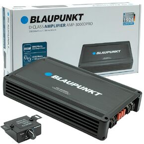 BLAUPUNKT 3000DPRO Car Audio Monoblock 1 Channel 1 Ohm Stable Amp Amplifier 3000 Watts Max | Slim and Compact