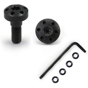 Cool Hand Customized Screws for Browning Hi Power, 2 Stainless Steel Screws, 2 O Rings, T10 Torx Key, Black, SHP-1-B