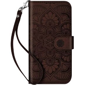 Wallet Case for iPhone 13,[RFID Blocking] 3 Card Holder Stand with Credit Card Slot PU Leather Magnetic Protective Flip Cover for iPhone 13(Purple) in Kuwait