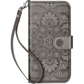 iPhone 13 Wallet Case,[RFID Blocking] 3 Card Holder Stand with Credit Card Slot PU Leather Magnetic Protective Flip Cover for iPhone 13(Purple)